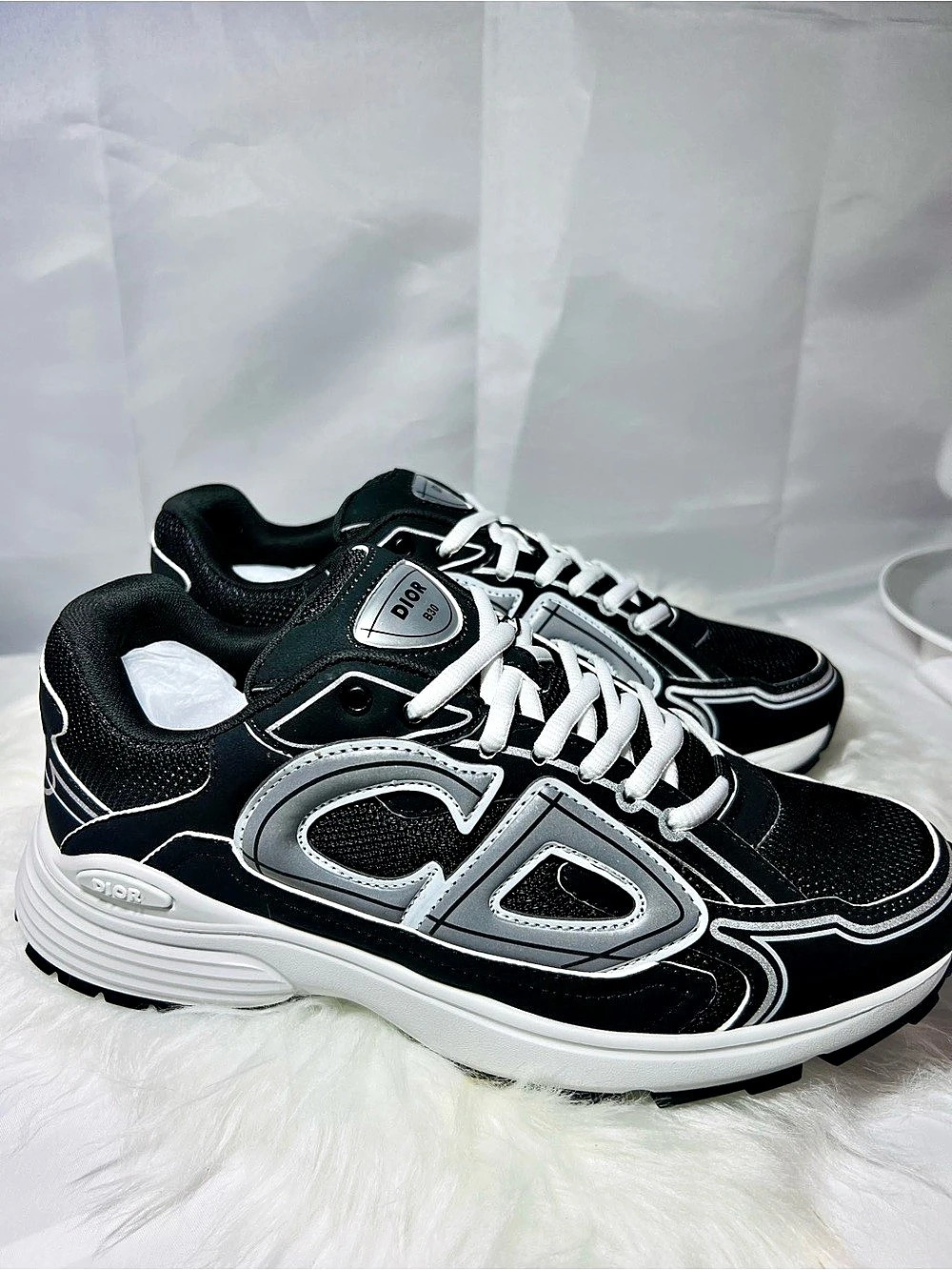 Dior B30 Sneakers in Black & White